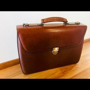 Jack Georges leather briefcase